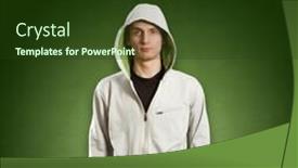  Presentation with idea - Slides with idea-concept-male-looking background and a tawny brown colored foreground