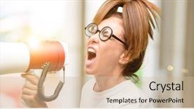  Presentation with crazy - Audience pleasing slide deck consisting of idea for marketing or sale backdrop and a  colored foreground