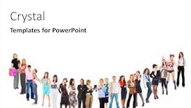  Presentation with idea - Presentation theme consisting of idea-group-curve and a white colored foreground