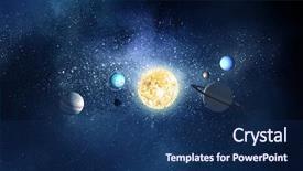  Presentation with creation - Cool new presentation with idea of creation and genesis backdrop and a navy blue colored foreground