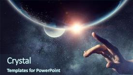  Presentation with creation - Amazing PPT layouts having idea of earth creation mixed backdrop and a ocean colored foreground