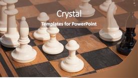  Presentation with competitive business strategy - Colorful presentation theme enhanced with ideas and competition and strategy backdrop and a violet colored foreground