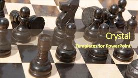  Presentation with competitive business strategy - Cool new presentation theme with ideas and competition and strategy backdrop and a tawny brown colored foreground