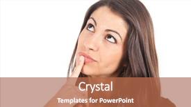  Presentation with white - Amazing slides having ideas woman - thoughtful businesswoman isolated on white backdrop and a red colored foreground