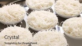  Presentation with string hoppers - Slide set with sri lanka tamil - idiyappam string hoppers background and a lemonade colored foreground