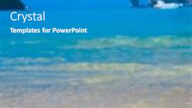  Presentation with divine - Cool new theme with idyllic image seascape divine backdrop and a teal colored foreground