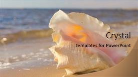  Presentation with divine - Cool new theme with idyllic image seascape divine backdrop and a coral colored foreground