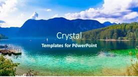  Presentation with beautiful scenery of kuala lumpur - Slide deck enhanced with idyllic-nature-scenery-beautiful-magic background and a ocean colored foreground