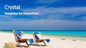  Presentation with sand ocean - Beautiful PPT layouts featuring idyllic tropical beach with white sand turquoise ocean water and blue sky in mozambique africa backdrop and a teal colored foreground