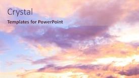  Presentation with skies - Beautiful PPT layouts featuring idyllic wallpaper burning skies backdrop and a lemonade colored foreground