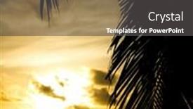  Presentation with divine - Colorful PPT theme enhanced with idyllic wallpaper sunrise divine backdrop and a dark gray colored foreground