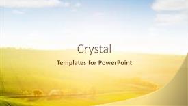  Presentation with republic day - Slides having idyllic-wavy-fields-in-agricultural background and a cream colored foreground