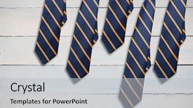  Presentation with blue line - Cool new theme with ied - blue tie with diagonal line backdrop and a  colored foreground