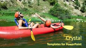  Presentation with calm - Slides enhanced with ied - male and female background and a tawny brown colored foreground