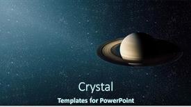  Presentation with saturn - Colorful PPT theme enhanced with iew-of-the-saturn backdrop and a navy blue colored foreground