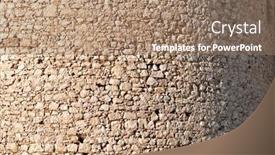  Presentation with castle wall - PPT theme having if-castle-wall-lit background and a coral colored foreground