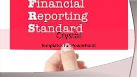  Presentation with concept - Colorful PPT theme enhanced with ifrs concept backdrop and a red colored foreground