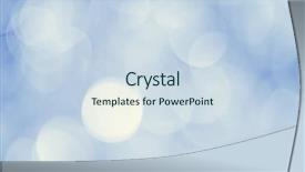  Presentation with bokeh effect blue light - PPT theme with team of successful business people working together background and a gray colored foreground