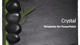  Presentation with igneous stones - Slide deck enhanced with igneous - black stones lie background and a dark gray colored foreground