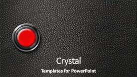  Presentation with red and silver stars - Theme featuring ignition switch - start engine red blank button background and a dark gray colored foreground