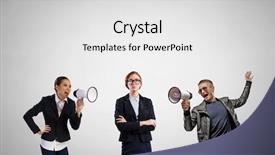  Presentation with humiliation - Audience pleasing PPT theme consisting of ignored - aggression and humiliation in communication backdrop and a light gray colored foreground