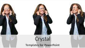  Presentation with music business - PPT layouts having ignoring annoying loud noise plugs background and a  colored foreground