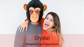 Presentation with funny - Cool new theme with iiot - funny young couple boyfriend wearing backdrop and a coral colored foreground