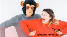  Presentation with lawyer client meeting wearing mask - Amazing slides having iiot - funny young couple boyfriend wearing backdrop and a red colored foreground