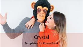  Presentation with funny - Amazing presentation having iiot - funny young couple boyfriend wearing backdrop and a coral colored foreground