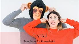  Presentation with lawyer client meeting wearing mask - Audience pleasing slide set consisting of iiot - funny young couple boyfriend wearing backdrop and a red colored foreground