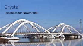  Presentation with amsterdam - Colorful slides enhanced with ijbridge-in-amsterdam-the-netherlands backdrop and a teal colored foreground