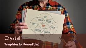  Presentation with ikigai - Slide set having ikigai-interpretation-of-japanese-lifestyle background and a  colored foreground