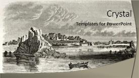  Presentation with paris france - Beautiful PPT theme featuring island old view brittany france backdrop and a light gray colored foreground