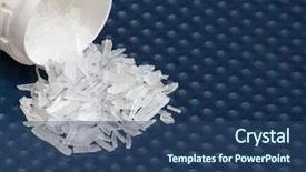  Presentation with crystal meth - Slides enhanced with illegal substance methamphetamine also known background and a  colored foreground