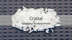  Presentation with crystal meth - Theme with illegal substance methamphetamine also known background and a white colored foreground