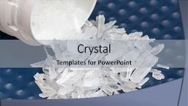  Presentation with crystal meth - PPT layouts featuring illegal substance methamphetamine also known background and a light gray colored foreground