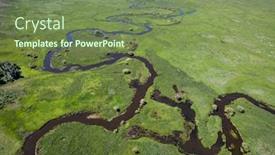  Presentation with refuge - Presentation theme with illinois-river-meanders-through-arapaho background and a violet colored foreground