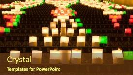  Presentation with illuminate - Theme consisting of illuminate stairase of caltagirone background and a tawny brown colored foreground