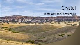  Presentation with rolling mills - Cool new PPT layouts with illuminated by sunrise at soapstone backdrop and a  colored foreground