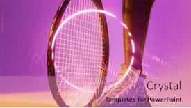  Presentation with nature purple - Slides having illuminated-circle-and-plants-over background and a coral colored foreground