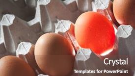  Presentation with normal - Colorful slide set enhanced with new normals - illuminated egg in group backdrop and a tawny brown colored foreground