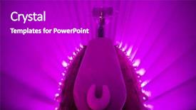  Presentation with root canal treatment - Beautiful PPT layouts featuring illuminated empty spa treatment room backdrop and a gray colored foreground