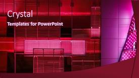  Presentation with structure - Presentation featuring illuminated-parking-structure-details background and a wine colored foreground