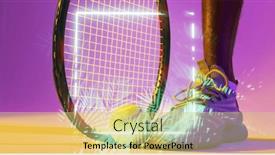  Presentation with nature purple - Theme with illuminated-square-and-plants-over background and a yellow colored foreground