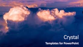 Presentation with day night - Colorful PPT theme enhanced with illuminates the upper cloud layers backdrop and a navy blue colored foreground