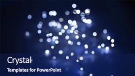  Presentation with abstract light - Colorful presentation enhanced with illuminating - distant illumination light glistening backdrop and a navy blue colored foreground