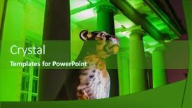  Presentation with illumination - Cool new slides with illumination-in-park-kolomenskoe-moscow backdrop and a forest green colored foreground