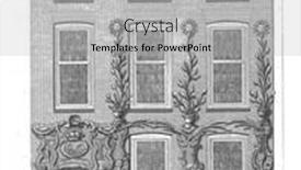  Presentation with engraving - Slide set with illumination-of-the-house background and a light gray colored foreground