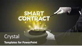  Presentation with illusionist - Slide deck featuring illusionist-is-showing-magic-trick background and a tawny brown colored foreground