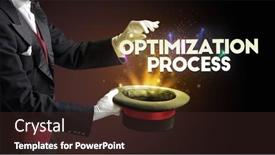  Presentation with illusionist - Amazing presentation having illusionist-is-showing-magic-trick backdrop and a wine colored foreground